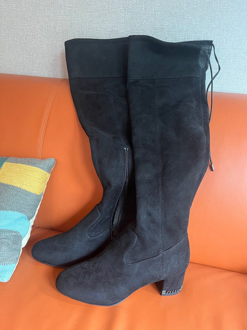 Brand new Michael Kors suede boots size 36.5 Carousell