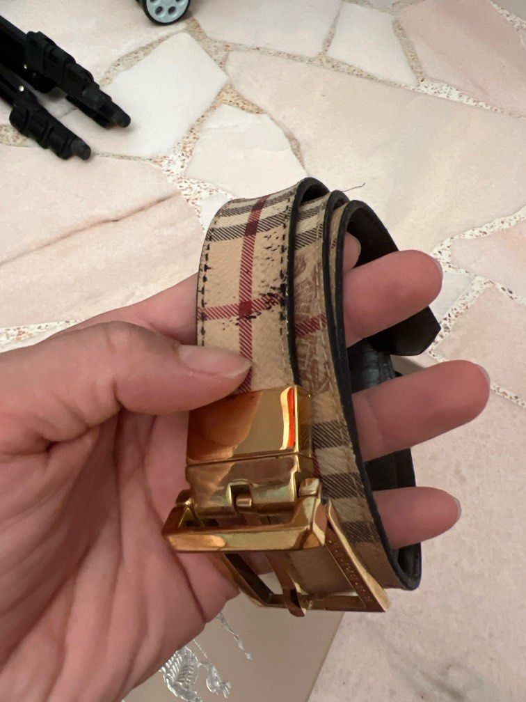 Burberry Belt Men s Fashion Watches Accessories Belts on Carousell