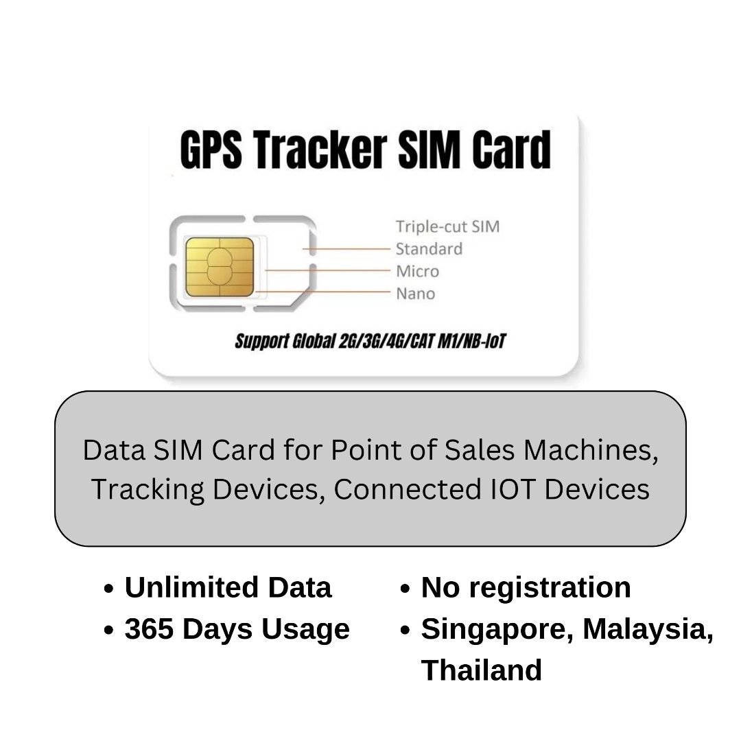 365 Days Data SIM Card for Vending Machine Point of Sales (POS