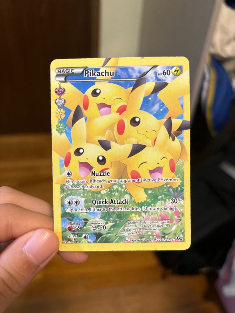 FULL ART Pikachu ULTRA RARE Pokemon RC29/RC32 Generations Radiant  Collection, Hobbies & Toys, Toys & Games on Carousell