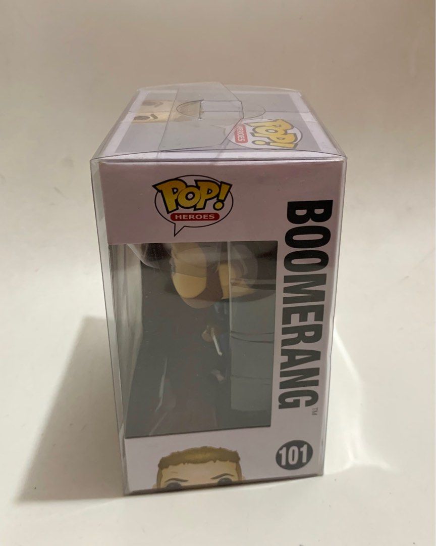 Funko Pop Suicide Squad: Boomerang 101 (Category: Designer & Blind Box Toys) located in Pasay City. Submitted by shideclutters (Listing ID 1324415938, Image 2). Description: ♡ bought abroad ♡ brand new ♡ with protector case ♡ bought for ₱ 1,240 selling it for only ₱ 450 ♡ price ranges from ₱ 700 - ₱ 1k in the buy n sell market ♡ location: pasay city MOP ♡ gcash, paypal (+20), paymaya (+20), cod MOD ♡ lalamove, jnt, lbc ♡ one day scheduled meet up
