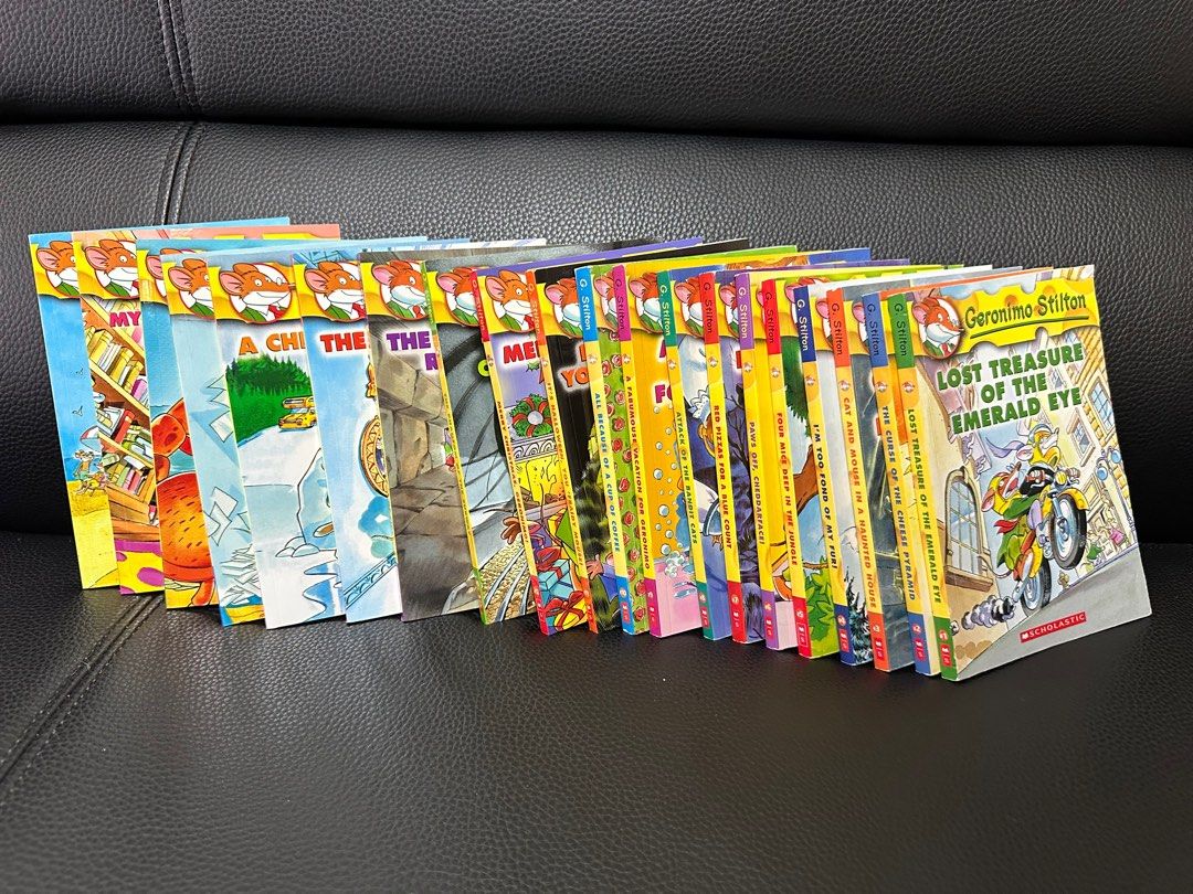 Geronimo Stilton老鼠記者(no.1-20), 興趣及遊戲, 書本& 文具