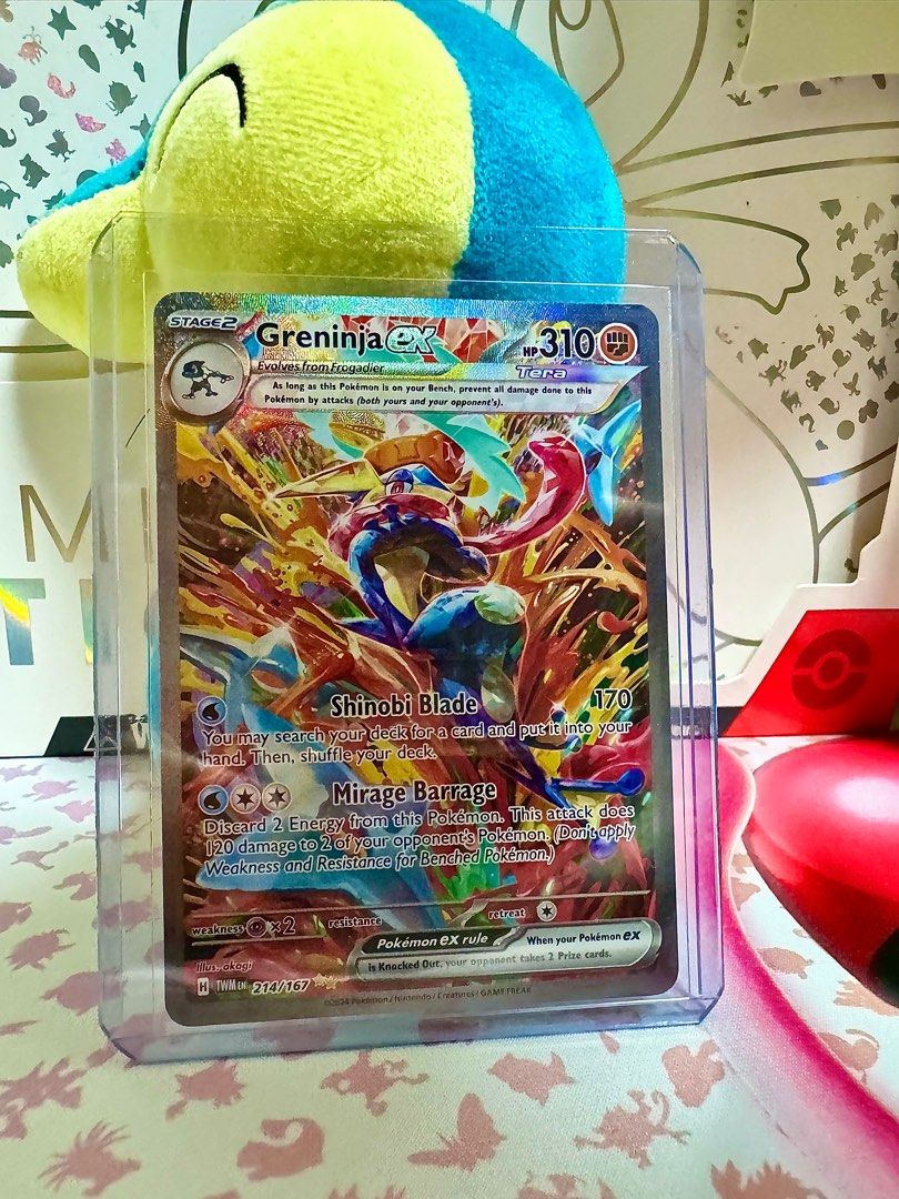 Greninja Ex SIR 214/167 - Twilight Masquerade English Greninja Ex SIR 214/167 - Twilight Masquerade English
