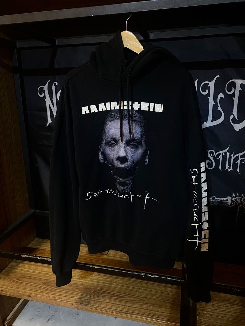 Hoodie Vetemenst Rammstein, Fesyen Pria, Pakaian Baju Luaran di