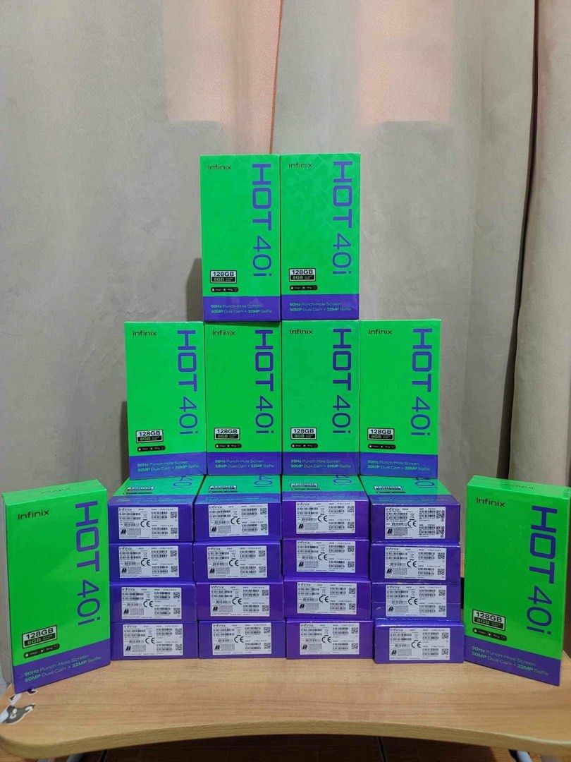 infinix hot 40i (Category: Android Others) located in Quezon City. Submitted by frtzann15 (Listing ID 1324400612, Image 2). Description: Available‼️ 📌Infinix Hot40i 8/128GB ✅TECHNOLOGY:GSM/HSPA/LTE ✅DISPLAY:IPS/LCD 90Hz ✅SIM:DUAL SIM ✅Chipset:Unisoc T606 ✅CPU:Octa-core (2x1.6 GHz Cortex-A75) ✅OS:Android 13 ✅Main Camera:50 MP ✅Video:1080p@30fps ✅Sensors:Fingerprint ✅BATT:5000 mAh For only 4799 Pm me! 🙂.