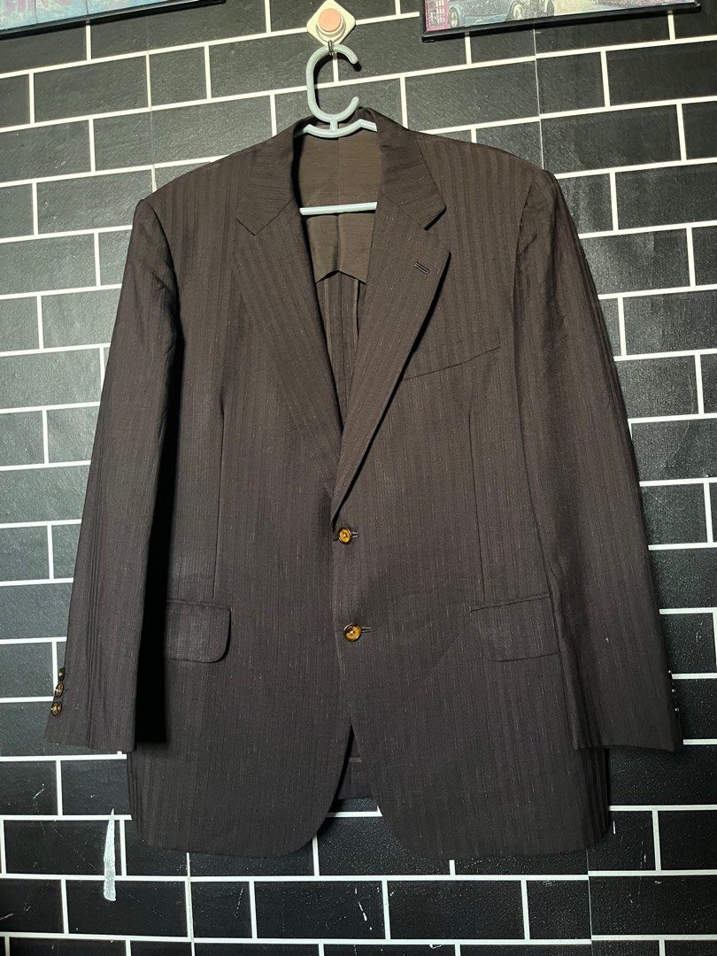 Japan Suit For Men (Category: Sets & Coordinates) located in Paranaque City. Submitted by flees.thrift10 (Listing ID 1324462125, Image 1). Description: Measurement Armpit to armpit: 23 inches Length: 29 inches Shoulder to shoulder : 18.5 inches.