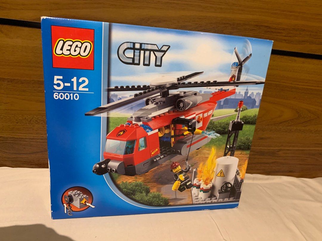 Lego 60010 City Fire Helicopter, 興趣及遊戲, 玩具& 遊戲類- Carousell