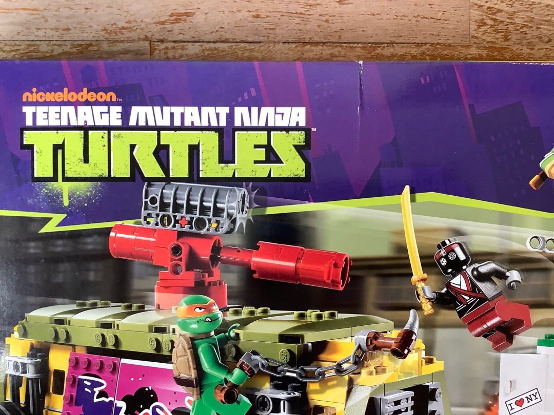 Lego Teenage Mutant Ninja Turtles The Shellraiser Street Chase 79104 refer to pix on actual box conditions Hobbies Toys Toys Games on Carousell