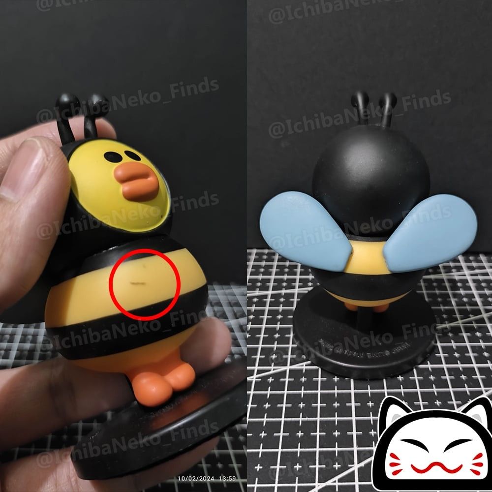 Line Friends Figures (Category: Designer & Blind Box Toys) located in Bacoor. Submitted by IchibaNeko_Finds (Listing ID 1324467109, Image 2). Description: 200 EACH SOLD AS IS WYSIWYG (What you see is what you get) SWIPE FOR MORE PHOTOS AVAILABLE: - DUCK in BEE COSTUME 200 - BEAR in RABBIT COSTUME 💸SOLD 🛑PLEASE READ🛑 ✔️Authentic ✔️Good Condition ✔️Items are available as long as it's not tagged as reserved/sold RFS:DECLUTTERING 🔍These are prelo