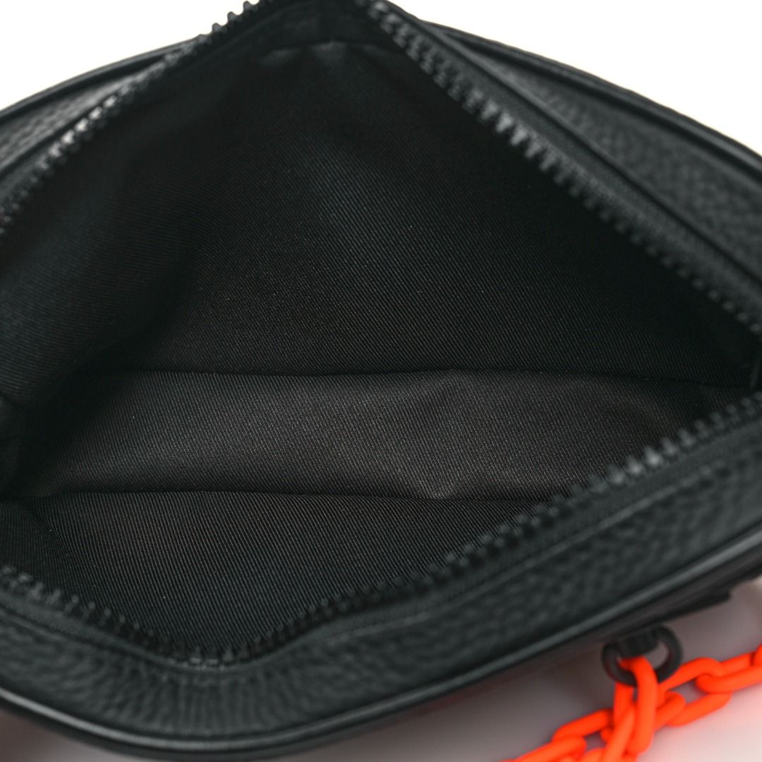 Louis Vuitton Pochette Volga Monogram Empreinte Orange Black