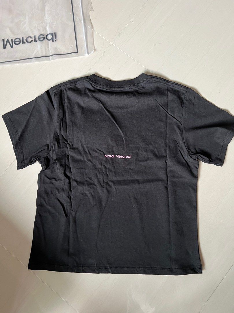 Mardi Mercredi Slim Tshirt Une Rose, Men's Fashion, Tops