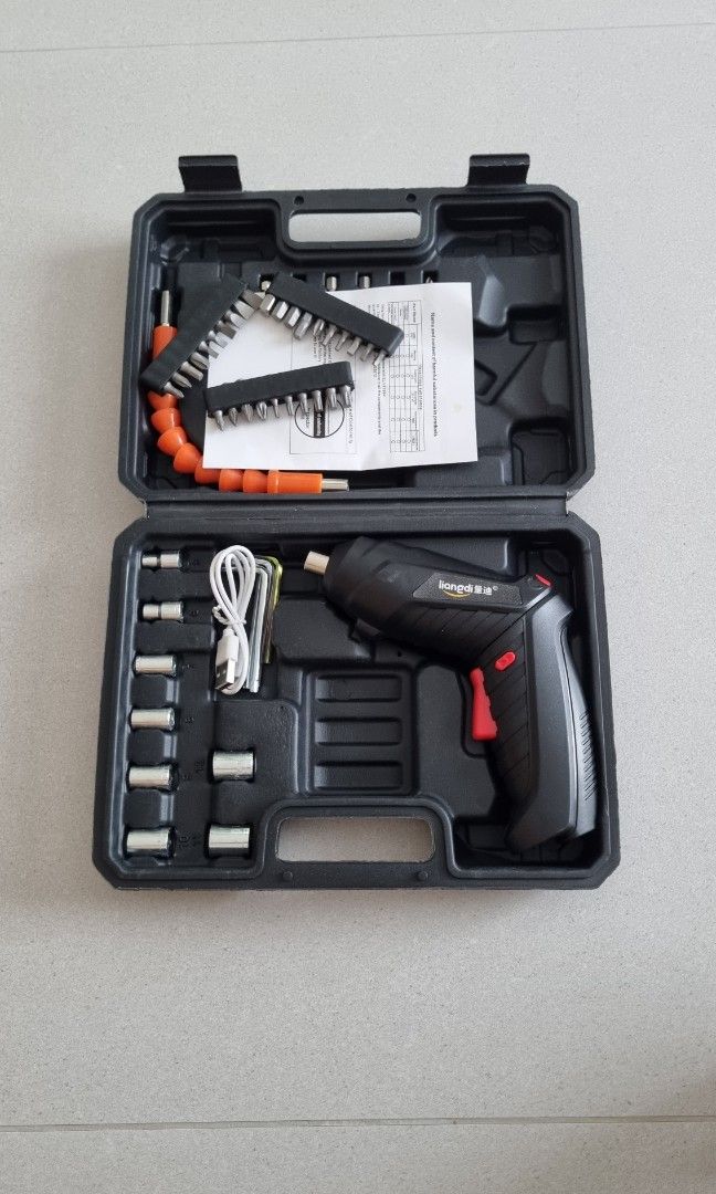 Mini power drill set on sale