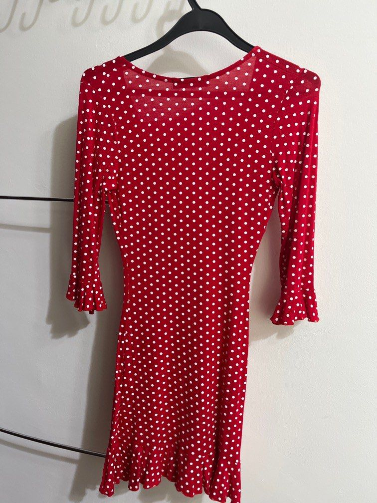 Missguided Polka Dot Dress Women s Fashion Dresses Sets Dresses on Carousell