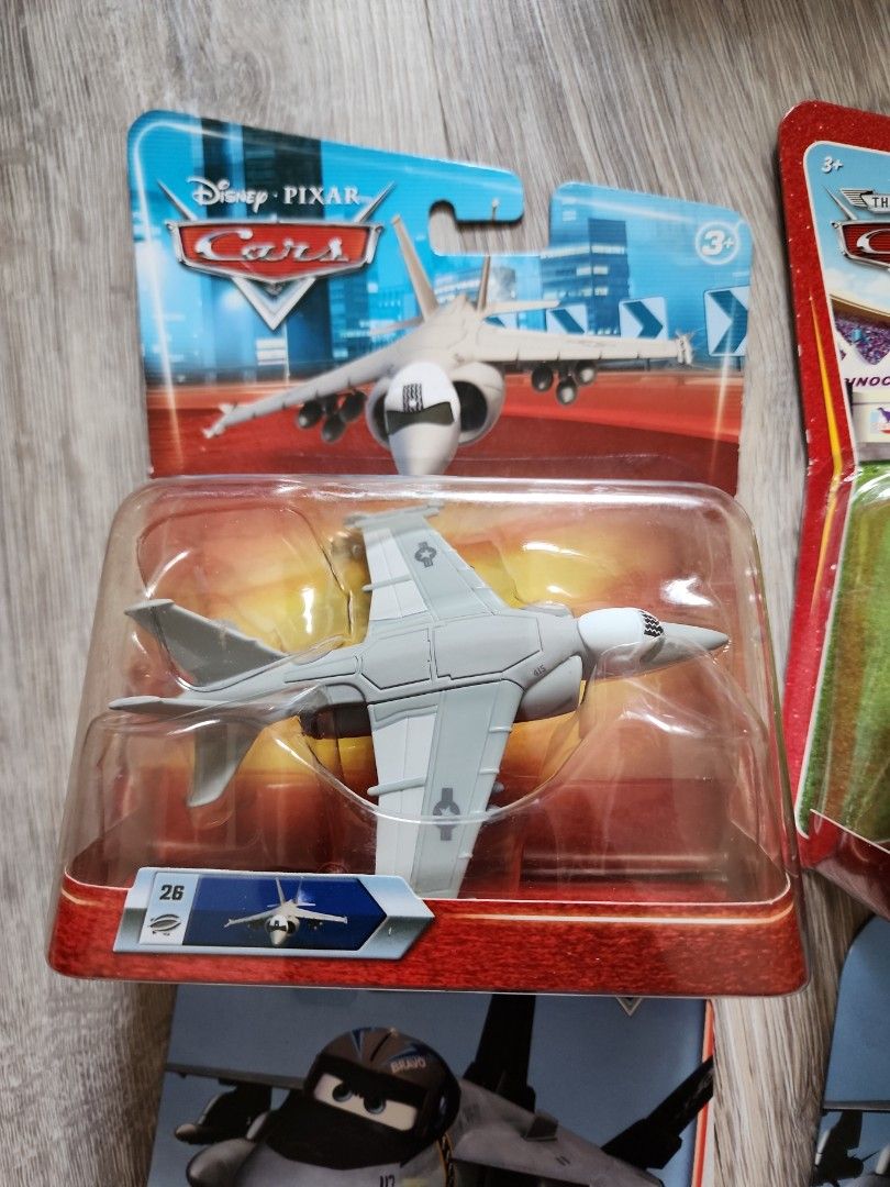MOSC Mattel Disney Pixar Cars Stu Bop the Jet and Marco and Disney