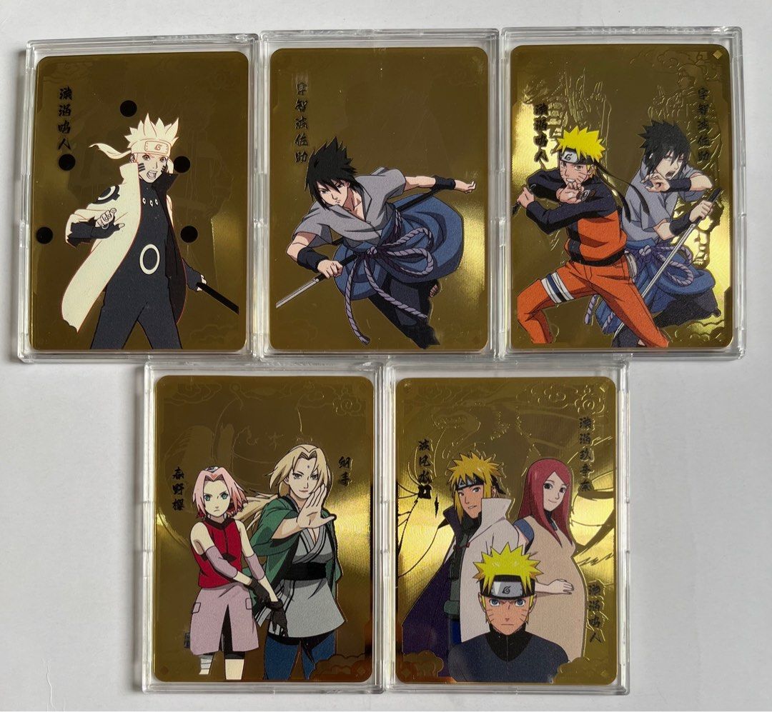 Naruto gold card 20th anniversary, Toys & Collectibles, Trading