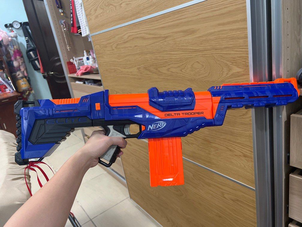 Nerf and xshot preloved toy gun (Category: Action & Battle Toys) located in Manila. Submitted by peeknpicks (Listing ID 1324436754, Image 2). Description: Xshot 1000 Nerf 2000.