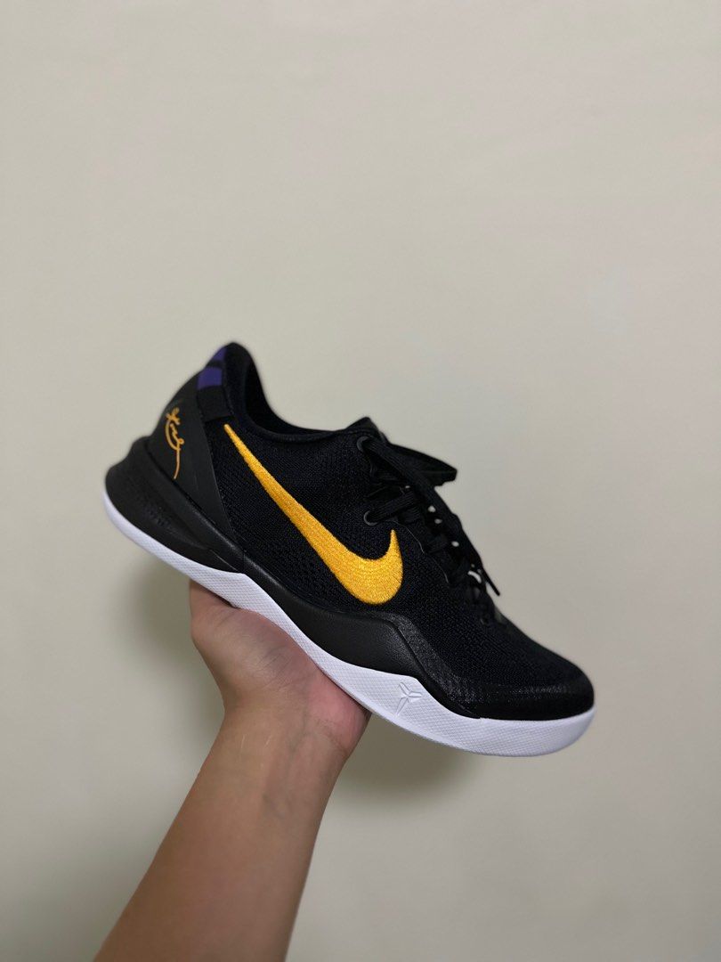 RUSH SALE Nike Kobe 8 Protro Lakers Away Men s Fashion Footwear Sneakers on Carousell