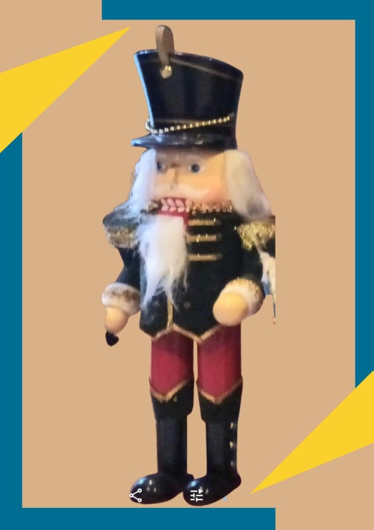 Nutcracker Wooden Soldier (Category: Figurines & Statues) located in Makati City. Submitted by Tins_Haven (Listing ID 1324488216, Image 1). Description: Nutcracker Wooden Soldier Collectors Item like mew.