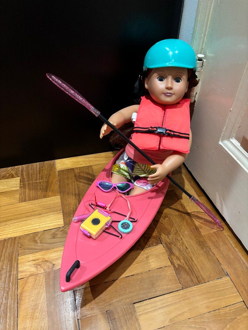 Our generation kayak adventure and doll set Hobbies Toys Toys Games on Carousell