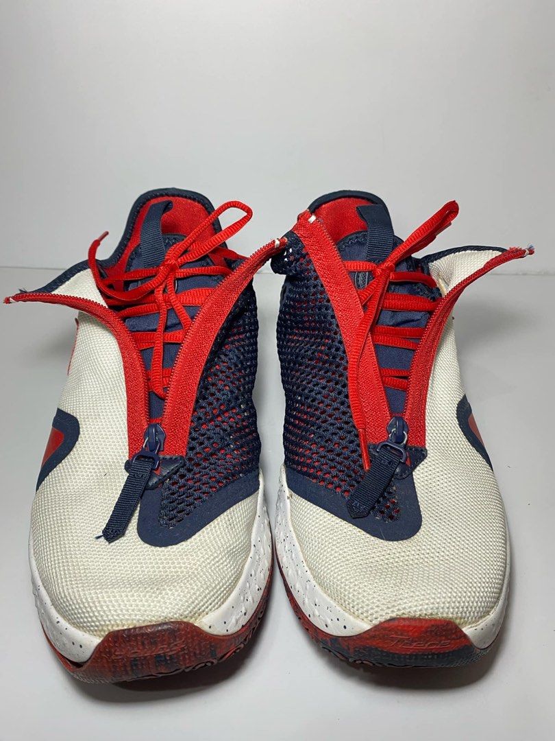 PG 4 USA (Category: Sneakers) located in Quezon City. Submitted by Tofulog (Listing ID 1324515203, Image 3). Description: PG4 USA -Size 12 US, perfect for size 11 (snug fit) -8.5/10 condition -honest issue: minor sole sep, need reglue on the toe part (right pair only), still wearable, see pics for details -no other issue -no box, pair only -2,500 php negotiable loc: la huerta, paranaque.