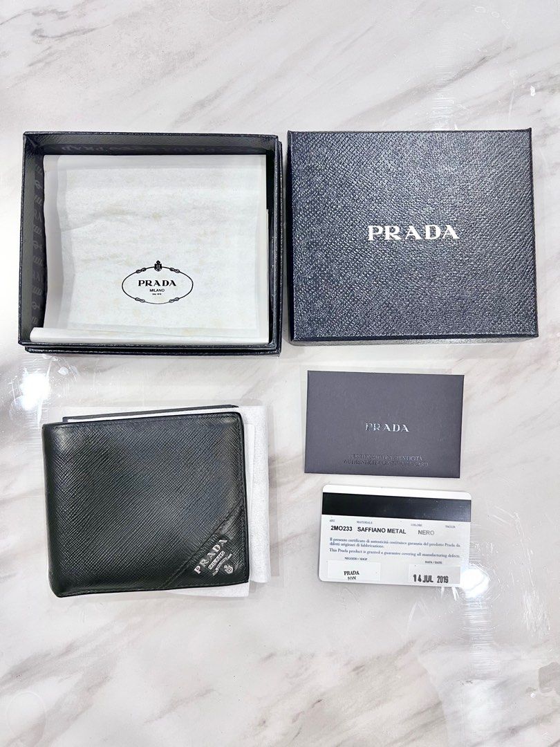 Prada men wallet price deals