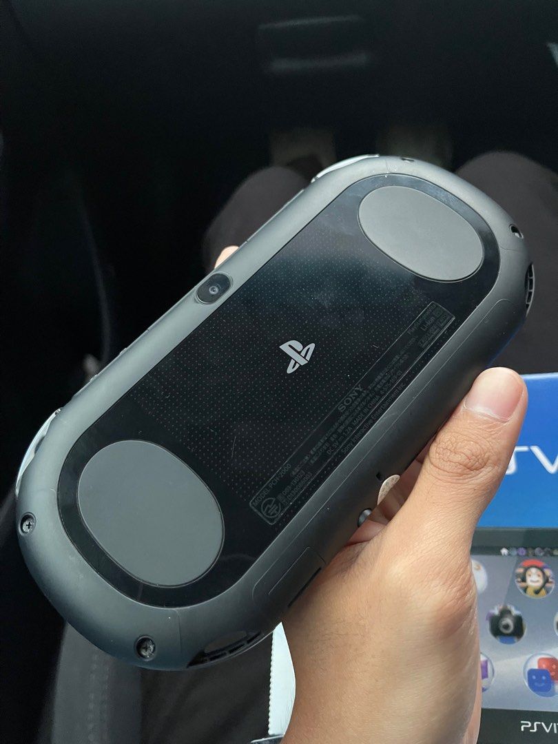Pack Coque Métal + Casque + Protection écran Pour PS Vita Slim 2000 – Bleu Big Ben