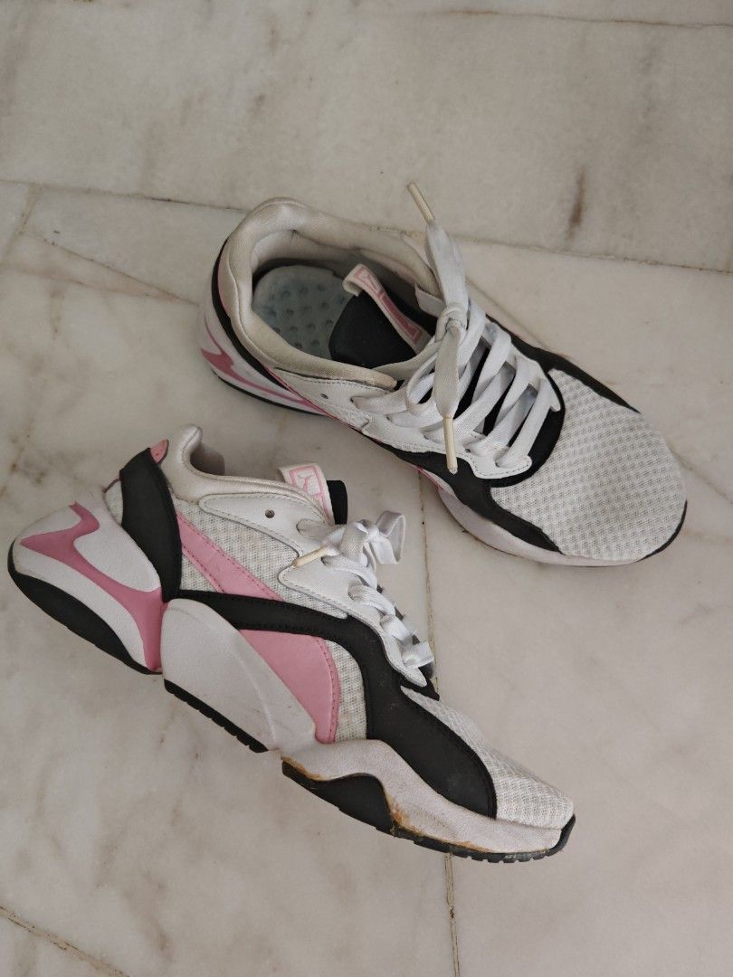 PUMA Nova 90s Bloc Women s Trainers 369486 Women s Fashion Footwear Sneakers on Carousell