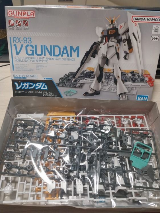 RX-93 V Gundam Entry Grade 1/144, Hobbies & Toys, Toys & Games on Carousell