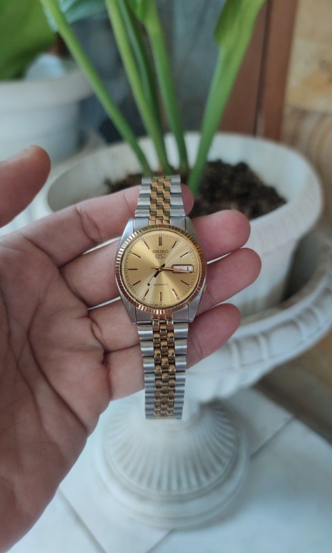 Seiko 5 SNXJ92 Automatic 7S26 Full Original Fesyen Pria Jam Tangan di Carousell