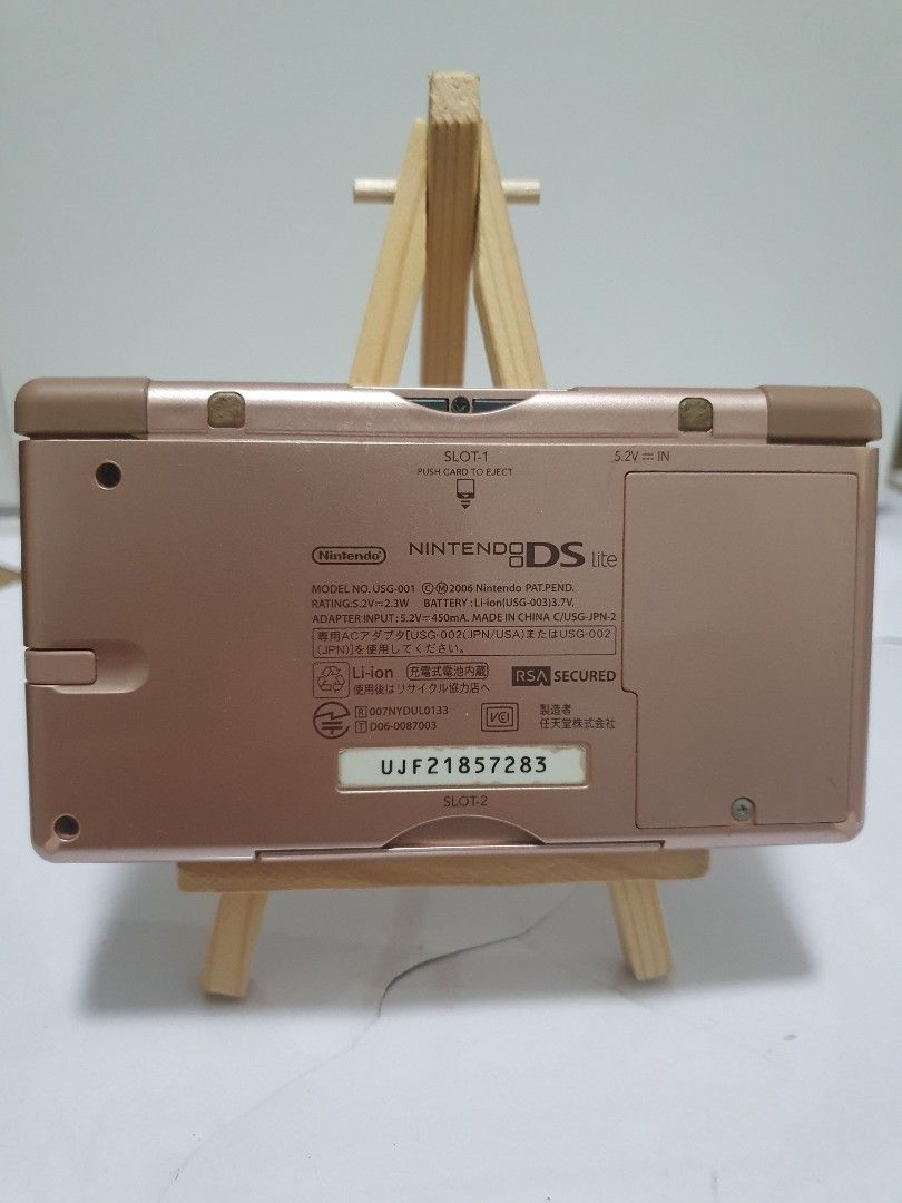Selling Rose Gold DS Lite (Category: Nintendo) located in Quezon City. Submitted by itemsforadoption (Listing ID 1324497579, Image 2). Description: Rfs: Its 2024! Happy New Year! Hoping you have a good year ahead of you! If you have questions feel free to send a message. Though I'll most likely be able to reply from 10am to 8pm. Please be patient and understanding. Decluttering games and items that I've picked up or for friends and family. Price: