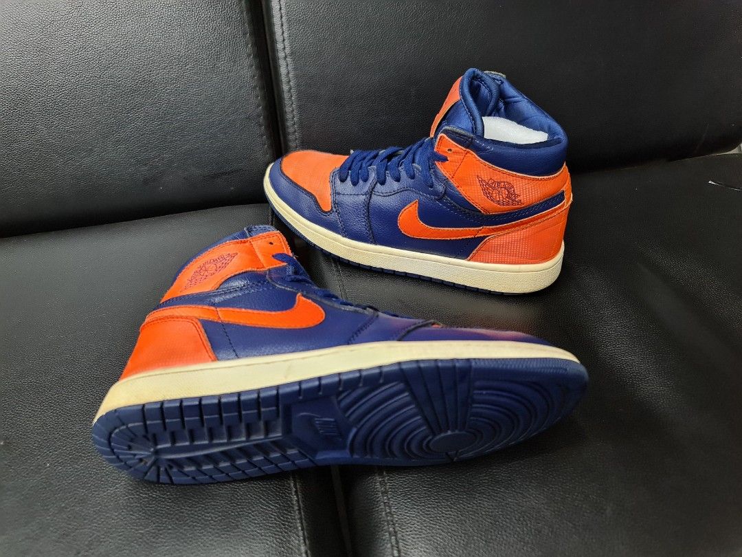 Jordan 1 blue void turf orange best sale