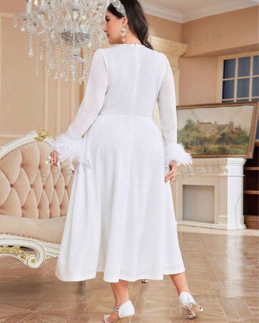 3xl white dress shop