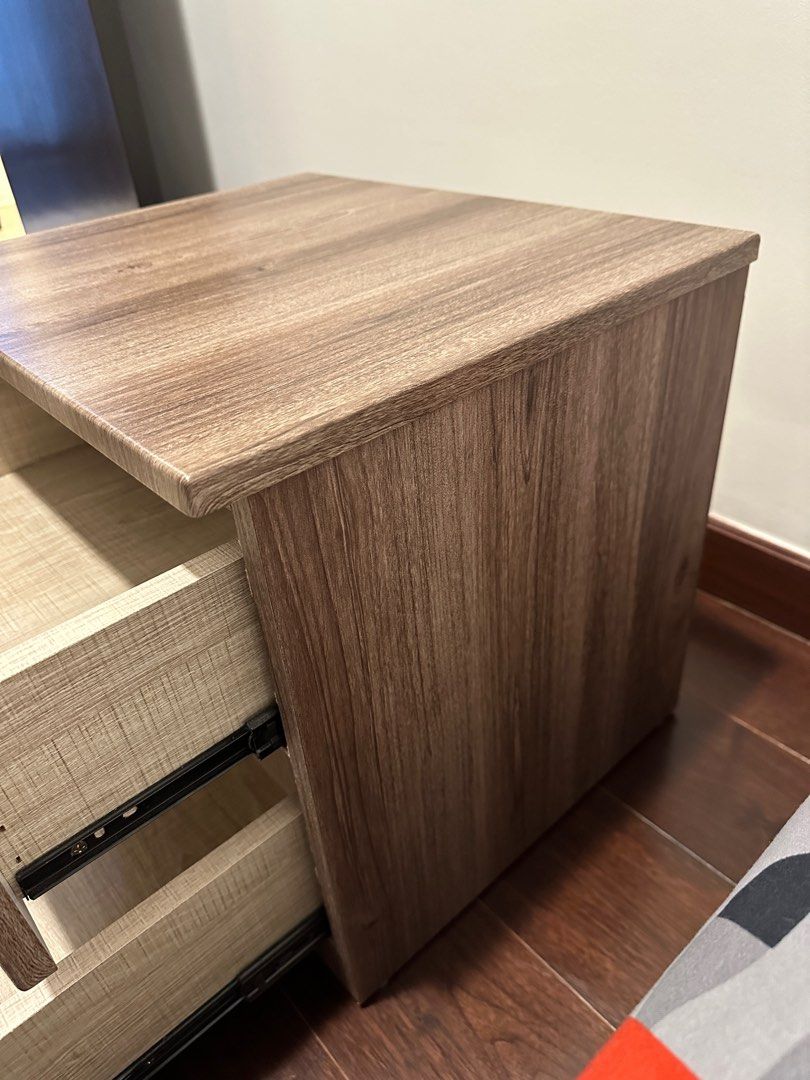 Solid wood side bed table (Category: Other Home Furniture) located in Kuala Lumpur. Submitted by bennylaubillion (Listing ID 1324533352, Image 3). Description: Size as photo Like very new .