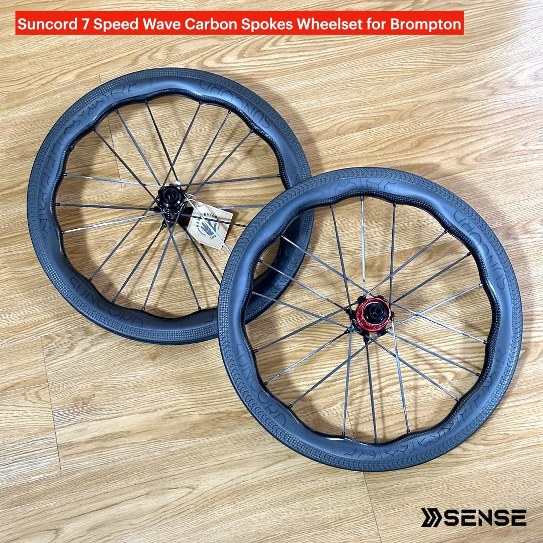ファッション姫 通販 Brompton suncord 2-7速 カーボンホイール