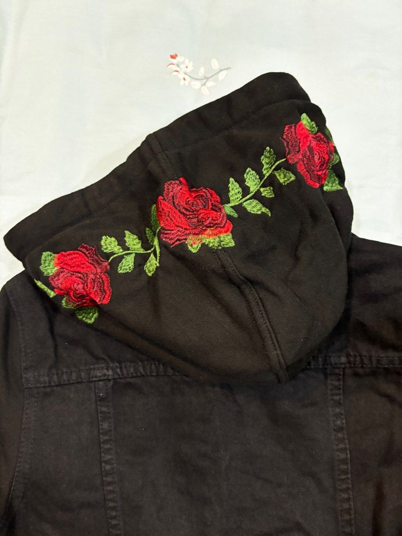 Supre black denim jacket 2025