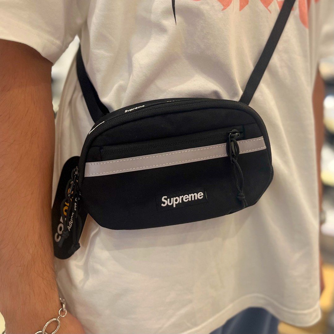 Supreme Mini Side Bag 24aw Black Supreme FW24 Mini Side Bag, Men