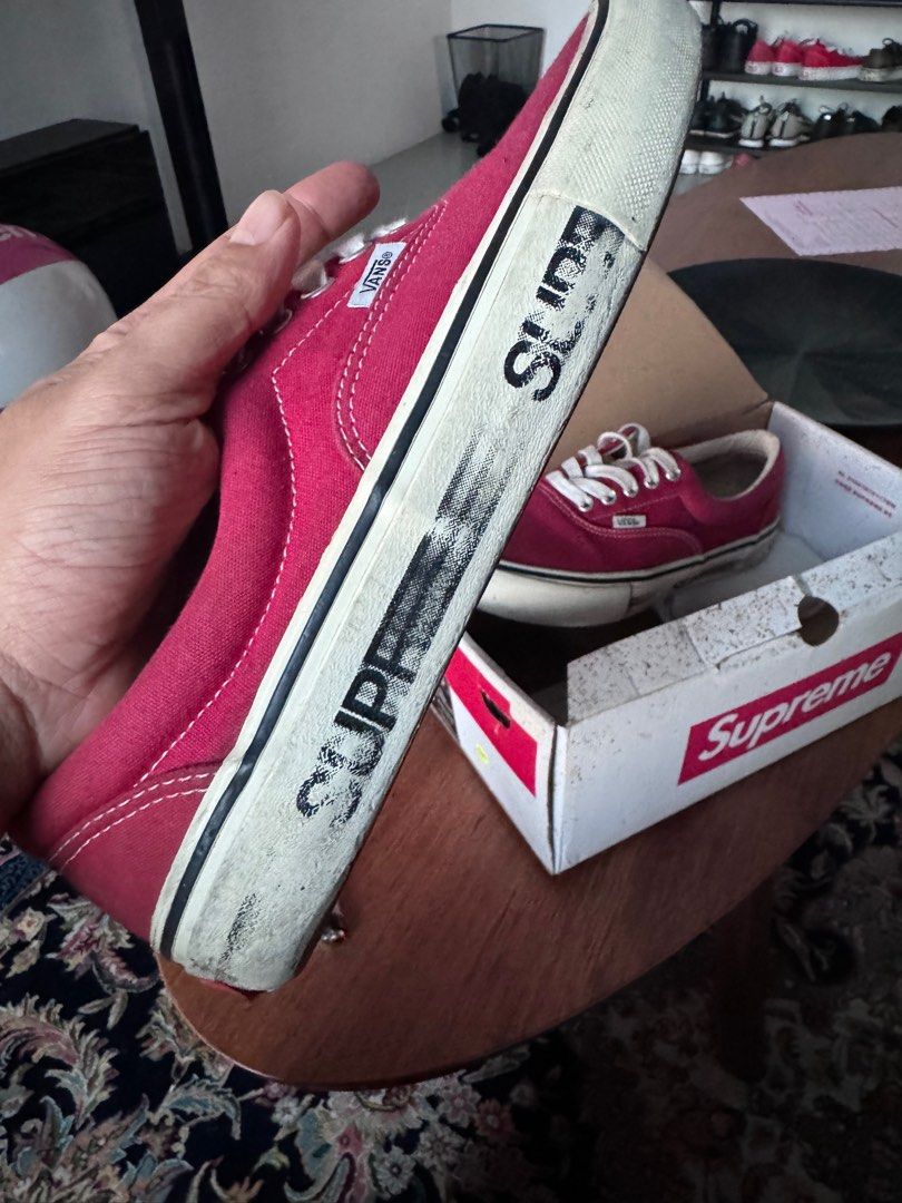 Supreme motion vans Men s Fashion Footwear Sneakers on Carousell
