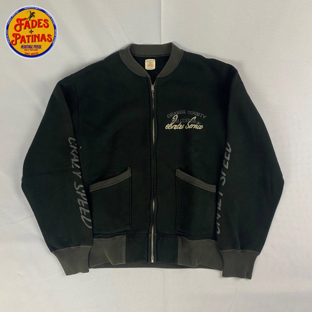 The Flat Head Japan 1950s Loopwheeled Zip Up Cardigan Jacket Men s Fashion Coats Jackets and Outerwear on Carousell