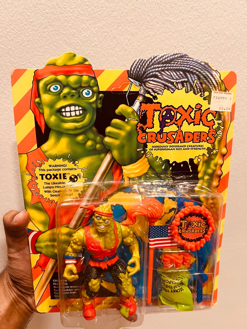Toxie Toxic Crusaders 1991 Playmates Action Figure NEW MOSC Toxie Toxic Crusaders 1991 Playmates Action Figure NEW MOSC