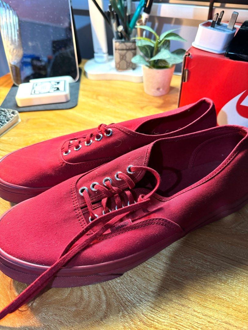 Vans mono red on sale