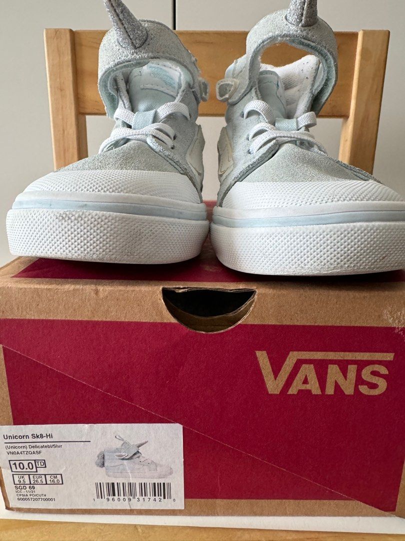 Vans Toddler Unicorn Sk8 Hi Reissue 138 V Toddler in Size UK 9.5
