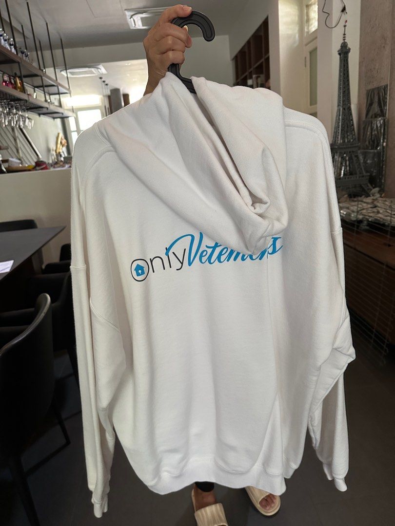 Vetements style hoodie top