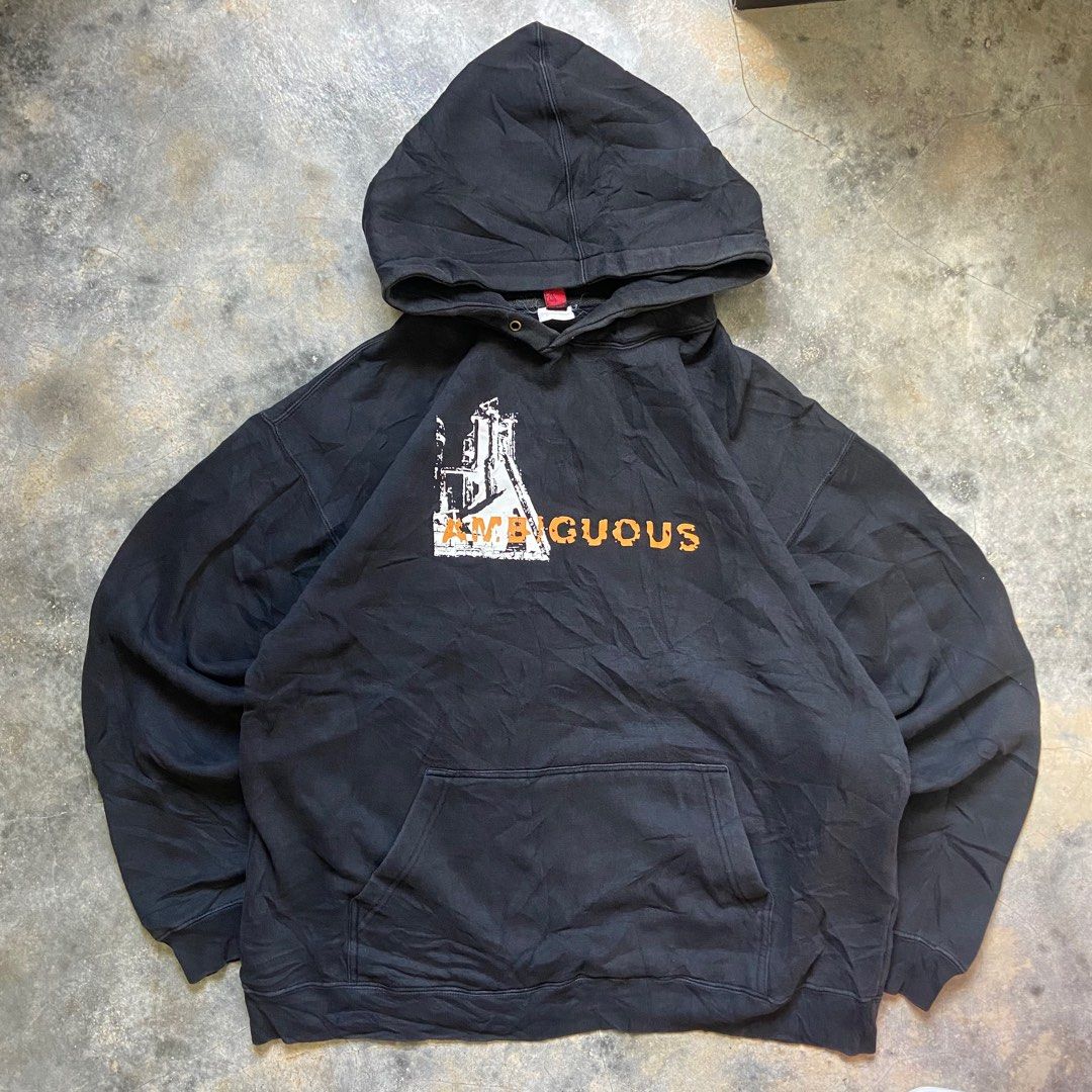 Vintage ambiguos skate hoodie Men s Fashion Tops Sets Hoodies on Carousell