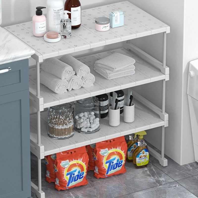 Wardrobe Layered Partition Cabinet Compartment Retractable Bedroom Rack ...