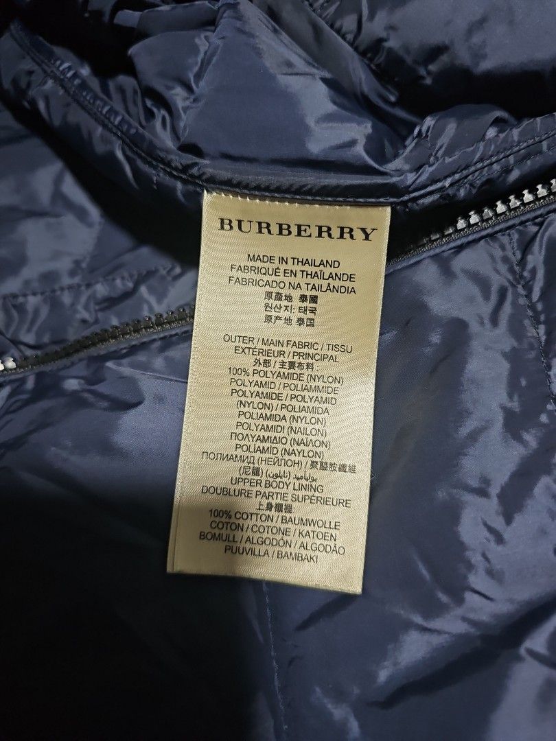 Winter Jacket (Category: Apparel) located in Singapore. Submitted by phidarren6969 (Listing ID 1324497599, Image 3). Description: Almost new BURBERRY winter jacket. Don't waste money on new ones. Won't be needing it hence selling cheap. Nego..