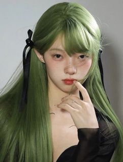 Affordable green wig For Sale J pop Carousell Singapore