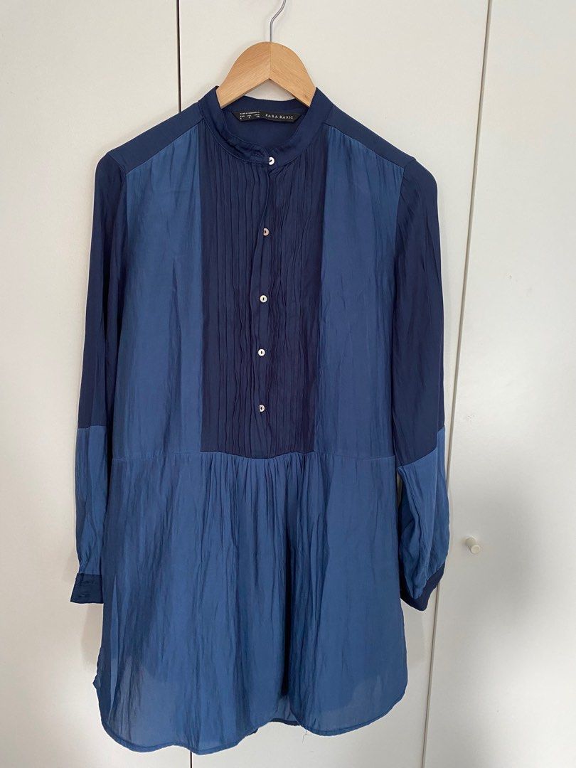 Zara Basic Long Blouse (Category: Blouses) located in Senawang. Submitted by mierawardrobe (Listing ID 1324385155, Image 1). Description: ‼️PRELOVED ITEMS‼️ ‼️BUY AT YOUR ON RISK‼️ ‼️ALL ORIGINAL ITEM‼️ Price:RM50 Condition:Lightly used.