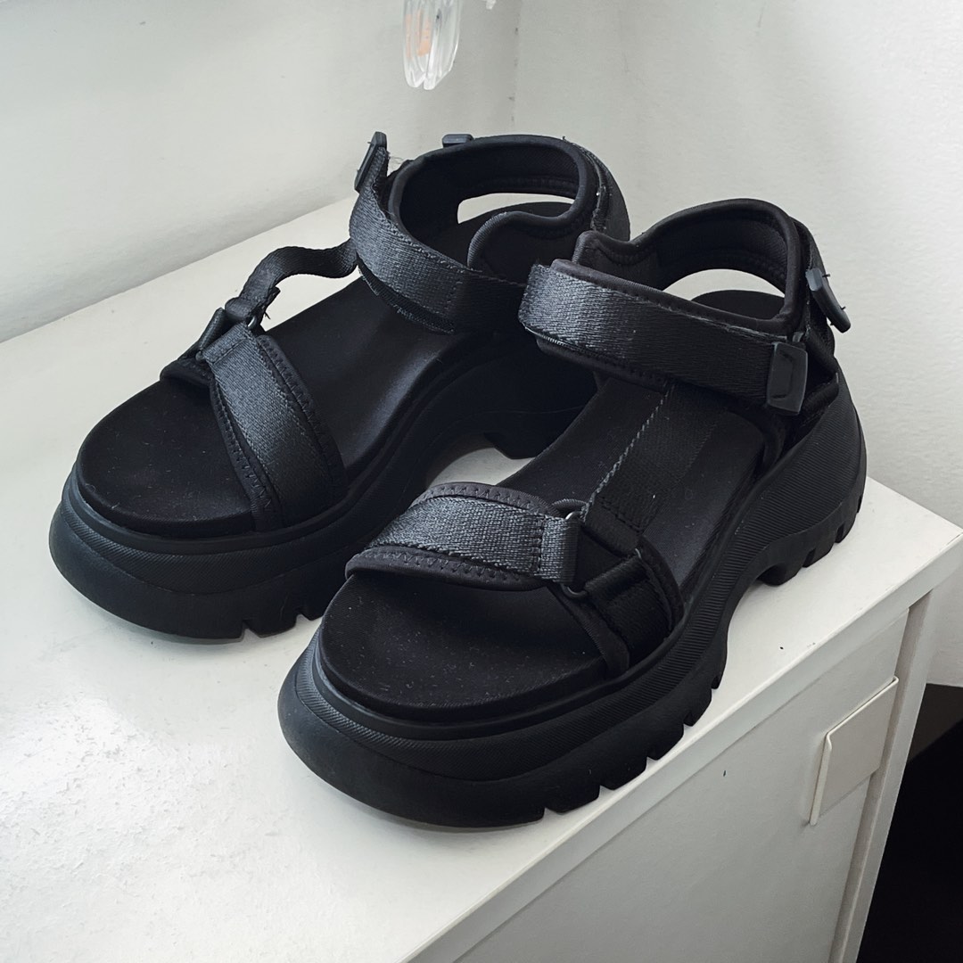 Zara chunky sandals cheap