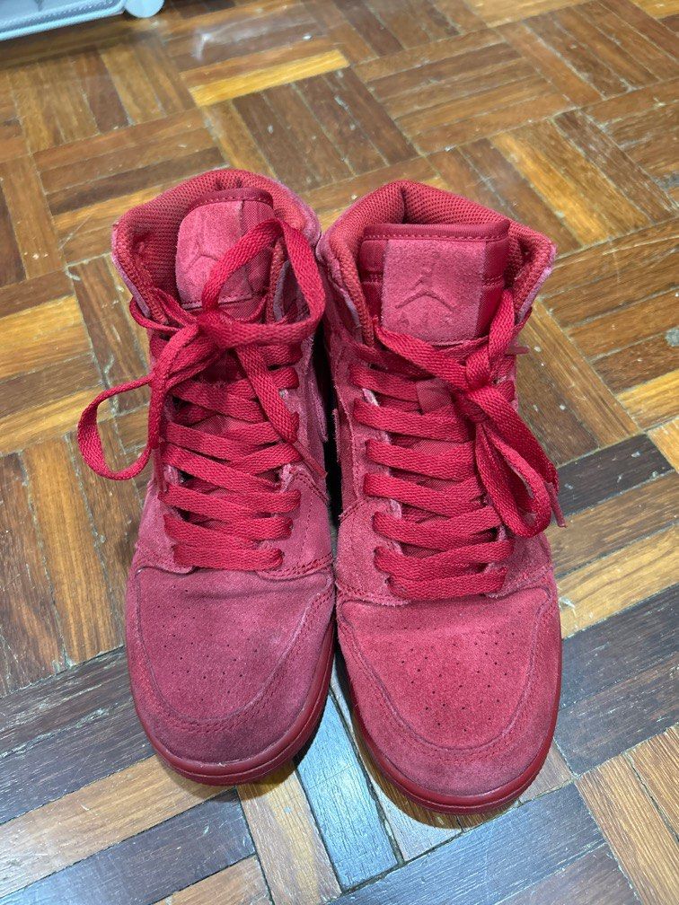 triple red jordan 1
