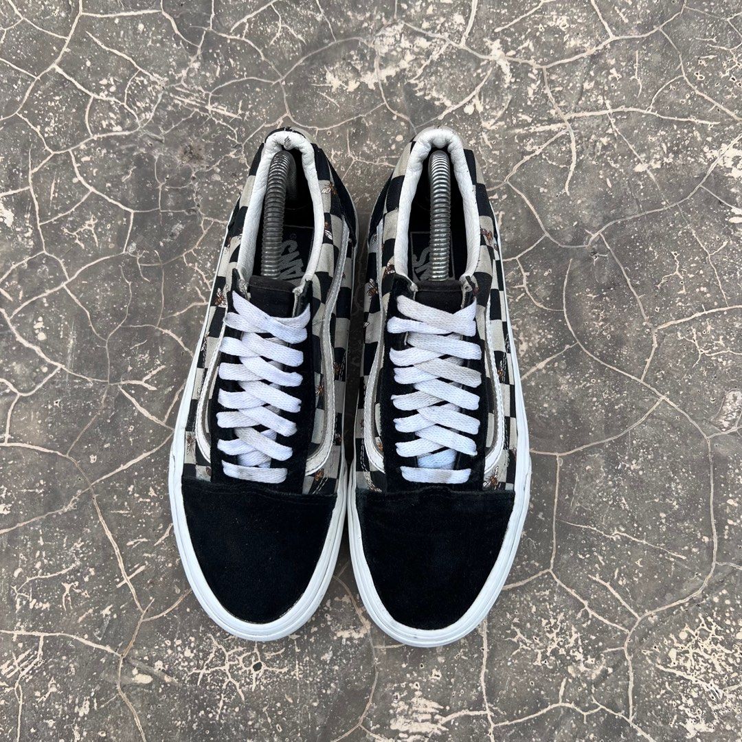 Bees checkerboard vans online